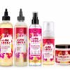 Pack routine Aloe Locks Hibiscus avec shampoing, brume, sérum, crème et mousse pour locks et tresses