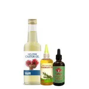 Pack routine casse et pousse homme : lotion romarin, huile de romarin et huile de ricin
