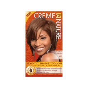 Coloration Brun Moyen Chaud 7.3 – Creme of Nature Argan