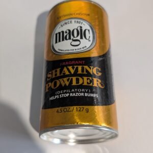 Boîte de poudre dépilatoire Magic Gold SoftSheen-Carson parfumée 127 g, face avant