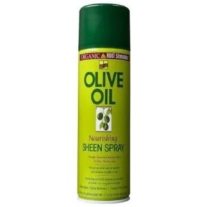 Organic root stimulator Olive Oil Nourishing Sheen Spray 455ml - Cercledebene.com