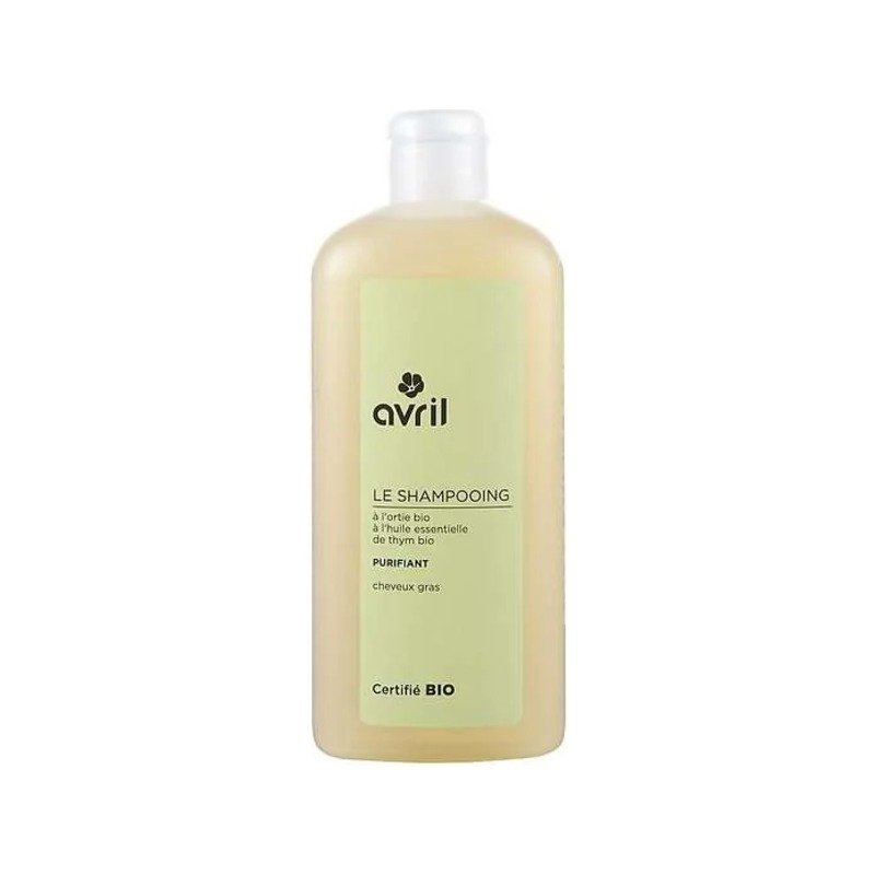 SHAMPOING PURIFIANT CHEVEUX GRAS BIO-AVRIL 250ml - Cercledebene.com
