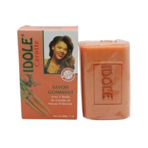 Savon gommant exfoliant Carotte IDOLE 200g – Éclat Naturel